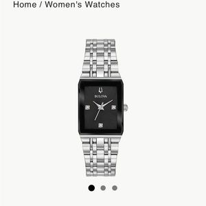 Bulova Quadra watch for women